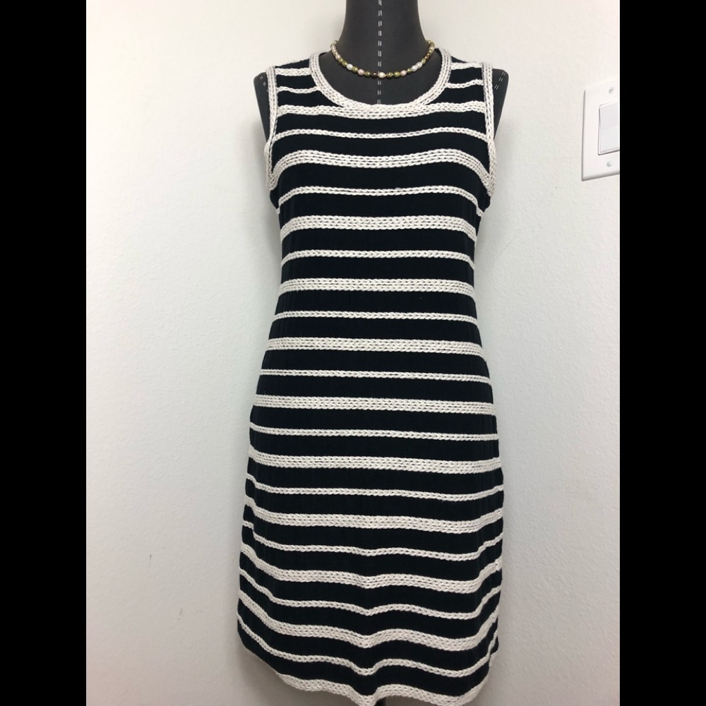 Max Studio Black and white Cotton Dress